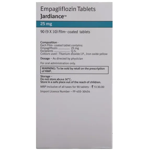 jardiance 25mg tablet 10's